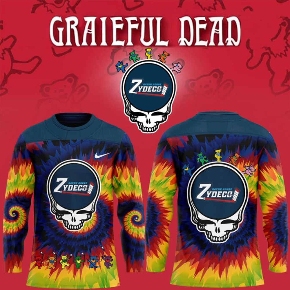 Baton Rouge Zydeco Grateful Dead 2025 Long Sleeve Shirt Perfect Father's Day Gifts-1 Baton Rouge Zydeco Grateful Dead 2025 Long Sleeve Shirt Perfect Father's Day Gifts-1