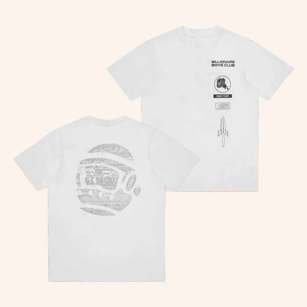 Bbcicecream Merch BB Astro Digi Logo White T-Shirt Birthday Ideas For Boyfriend-1