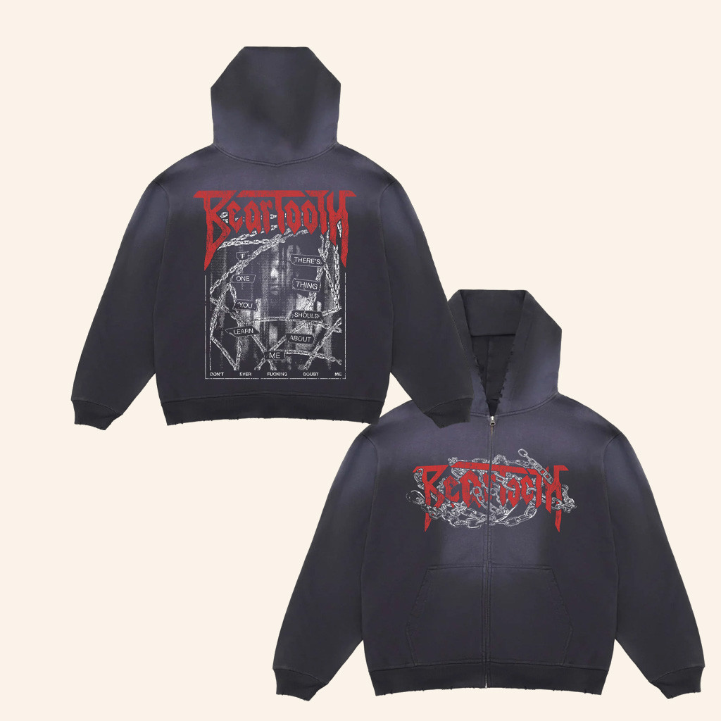 Beartooth Band Merch Chain Distressed Potassium Zip Hoodie Christmas Present Ideas For Fans-1 Beartooth Band Merch Chain Distressed Potassium Zip Hoodie Christmas Present Ideas For Fans-1