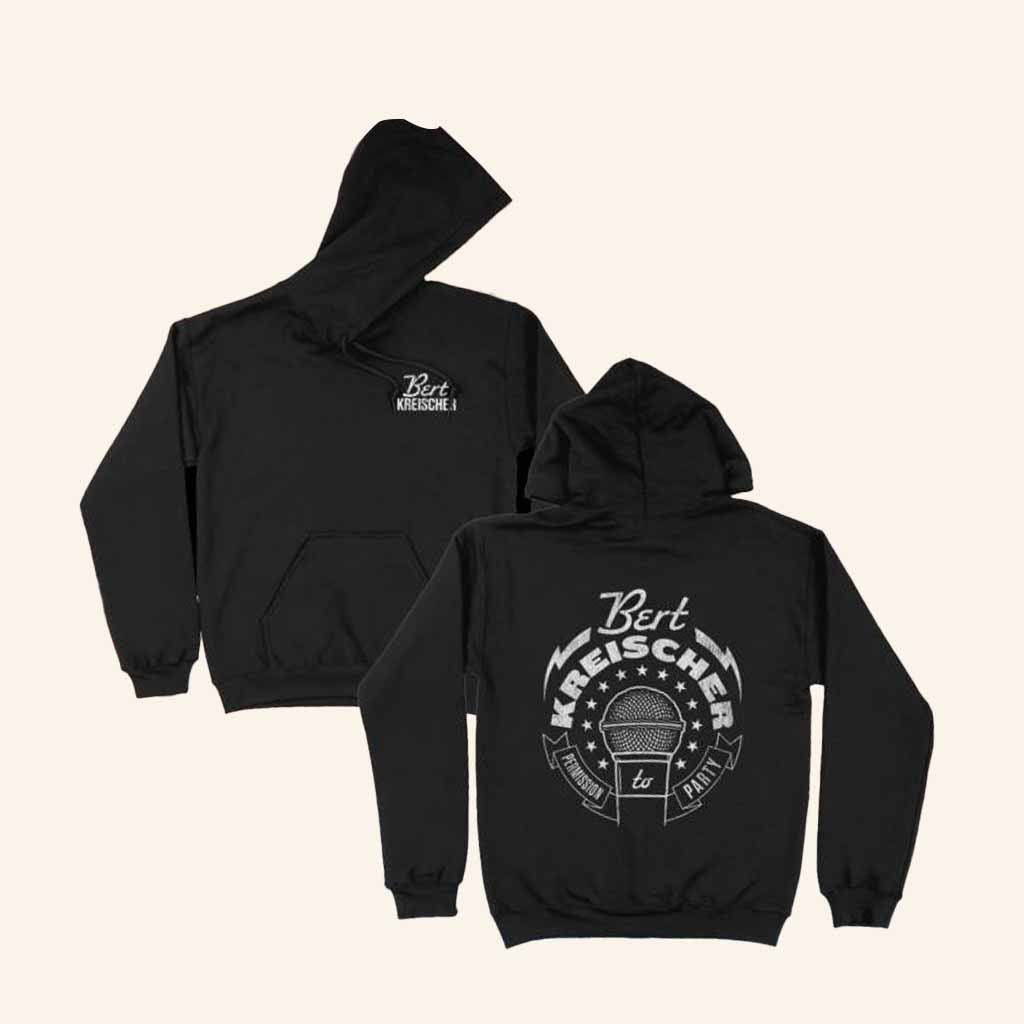 Bert Kreischer Merch Permission To Party Hoodie Christmas Gift Ideas For Him-1
