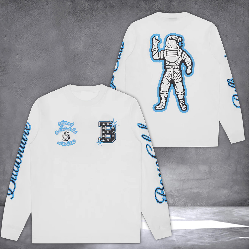 Billionaire Boys Club Merch Long Sleeve Shirt Astronaut Multi Graphic Apparel Gifts-1
