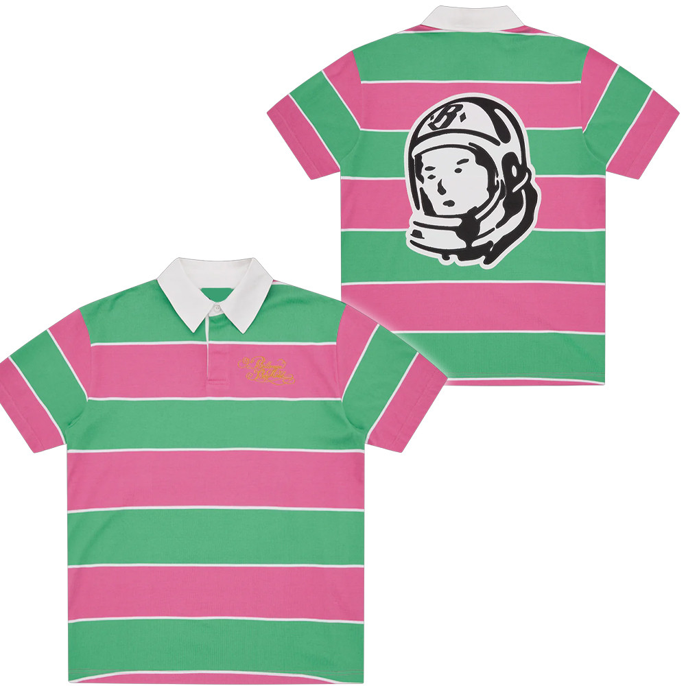 Billionaire Boys Club Merch Polo Shirt Striped Rugby Top Clothing Gift Ideas-1