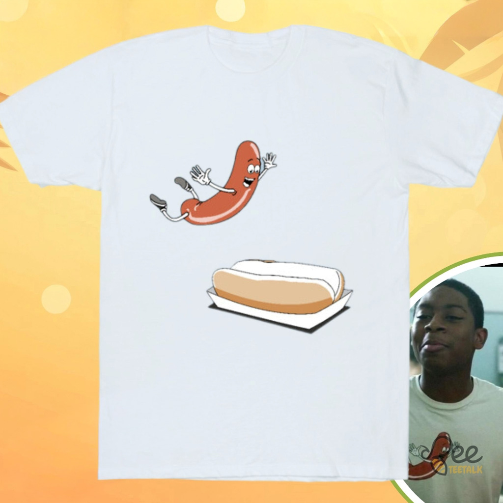 Billy Cranston Urban Outfitters Happy Hot Dog T-Shirt Replica In Power Rangers Funny Tees-1 Billy Cranston Urban Outfitters Happy Hot Dog T-Shirt Replica In Power Rangers Funny Tees-1