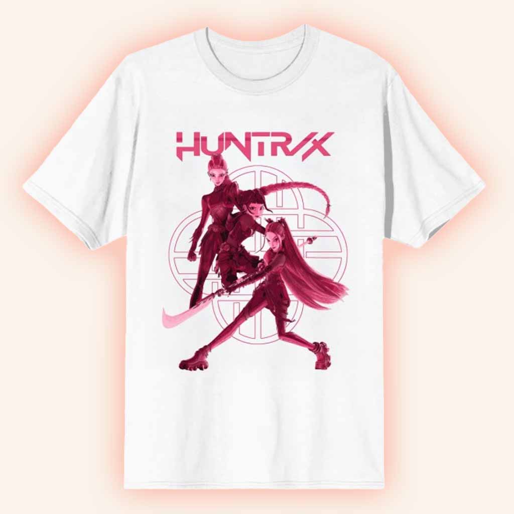 Bioworld Merch Kpop Demon Hunters Huntrix T-Shirt Christmas Gifts For Guys-1