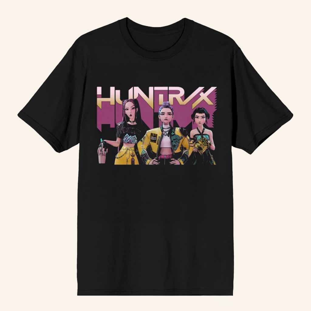 Bioworld Merch Kpop Demon Hunters Huntrix T-Shirt Unique Christmas Gifts For Sister-1 Bioworld Merch Kpop Demon Hunters Huntrix T-Shirt Unique Christmas Gifts For Sister-1