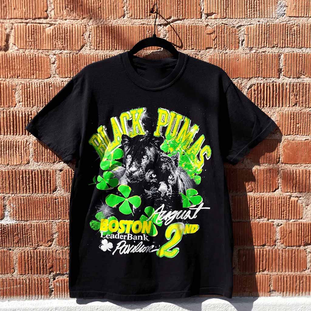 Black Pumas Merch Boston T-Shirt Christmas Gifts For Him-1 Black Pumas Merch Boston T-Shirt Christmas Gifts For Him-1