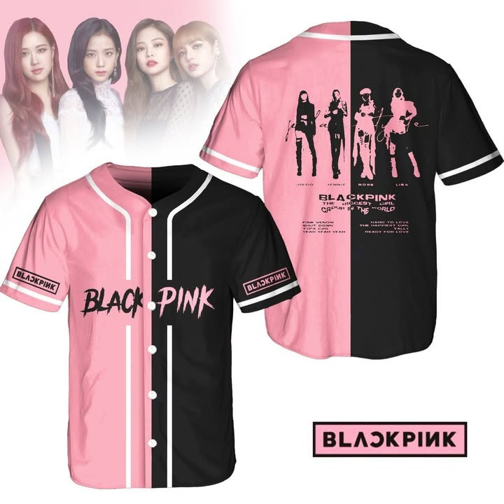 Blackpink 2025 Deadline World Tour Baseball Jersey Concert Merch Gifts For Blackpink Fans-1 Blackpink 2025 Deadline World Tour Baseball Jersey Concert Merch Gifts For Blackpink Fans-1