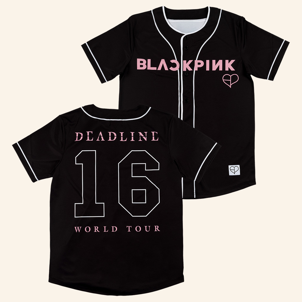 Blackpink Merch Deadline 16 World Tour Baseball Jersey Gift For Fans-1