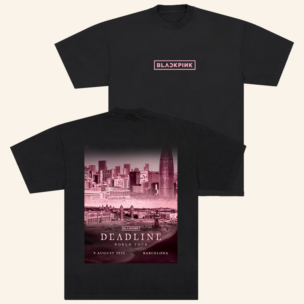 Blackpink Merch Deadline World Tour Barcelona T-Shirt Best Gift For Her-1 Blackpink Merch Deadline World Tour Barcelona T-Shirt Best Gift For Her-1