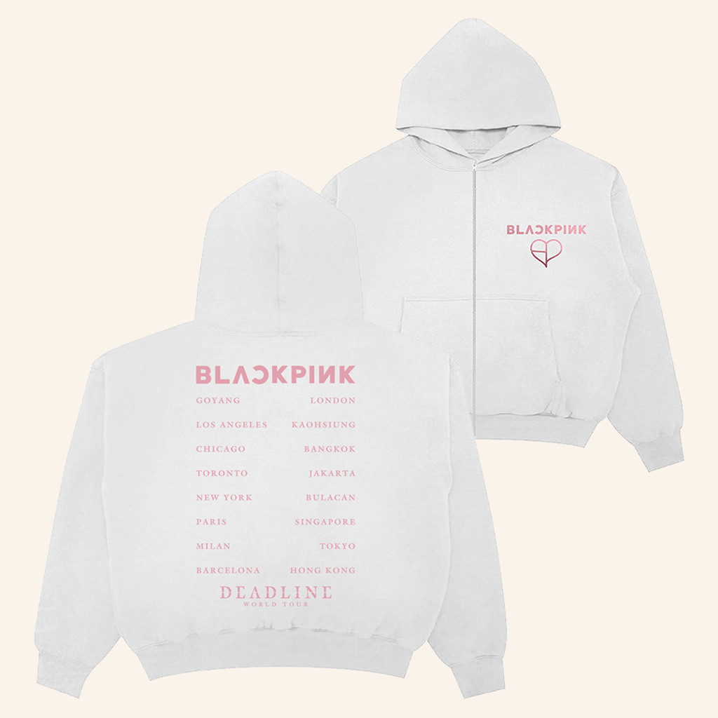 Blackpink Merch Deadline World Tour List Zip Hoodie Blackpink Fan Gifts-1 Blackpink Merch Deadline World Tour List Zip Hoodie Blackpink Fan Gifts-1