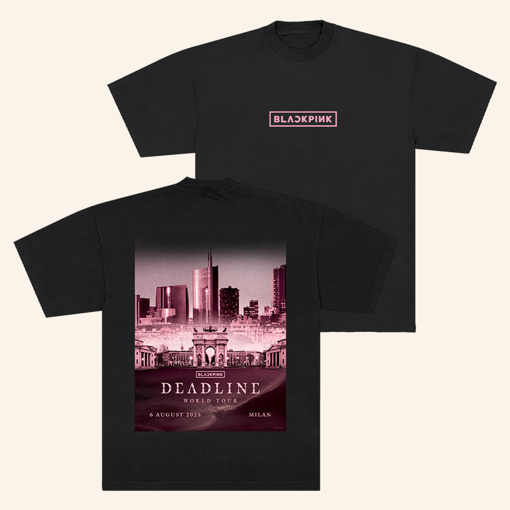 Blackpink Merch Deadline World Tour Milan T-Shirt Unique Gift For Sister-1