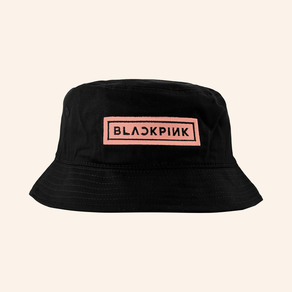 Blackpink Merch Logo Bucket Hat Best Gifts For Blackpink Fans-1