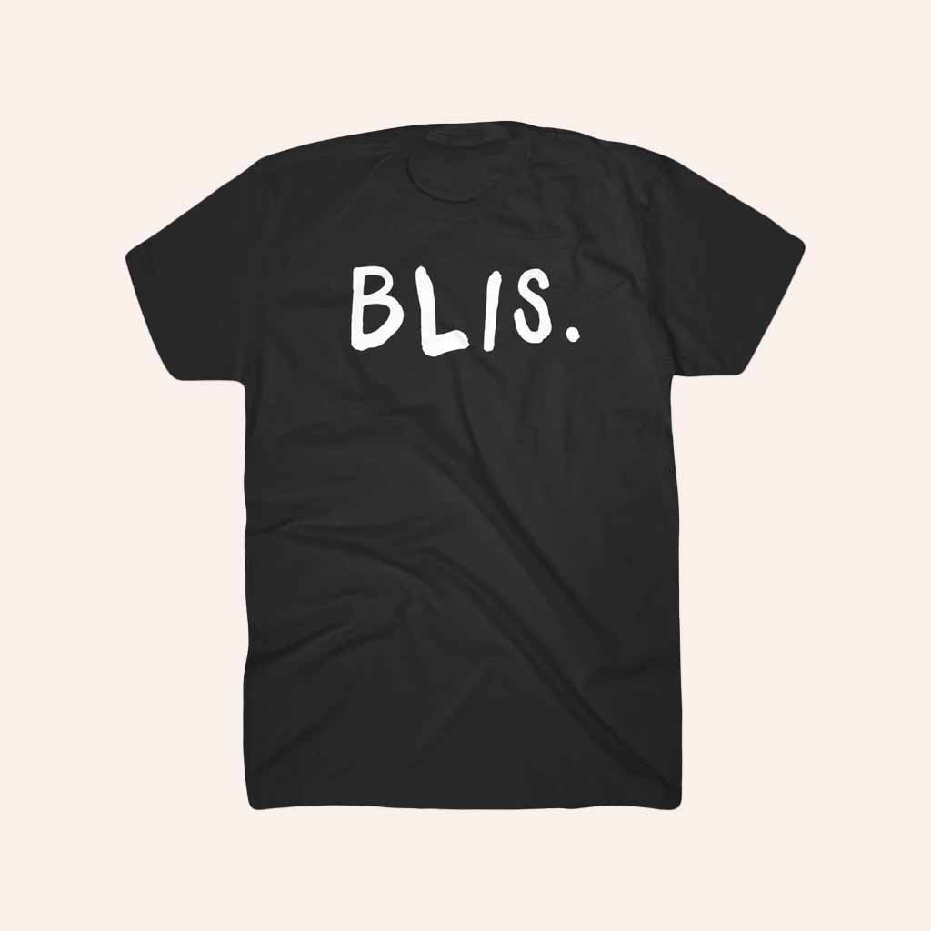 Blis Merch Blis Logo Black T-Shirt Husband Christmas Gift Ideas-1