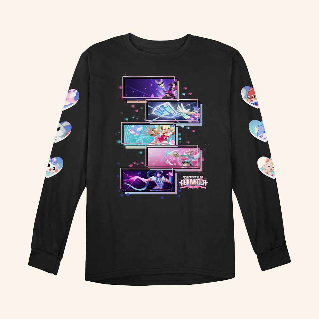 Blizzard Gear Merch Overwatch Dokiwatch Long Sleeve Shirt Birthday Presents For Gamers-1 Blizzard Gear Merch Overwatch Dokiwatch Long Sleeve Shirt Birthday Presents For Gamers-1