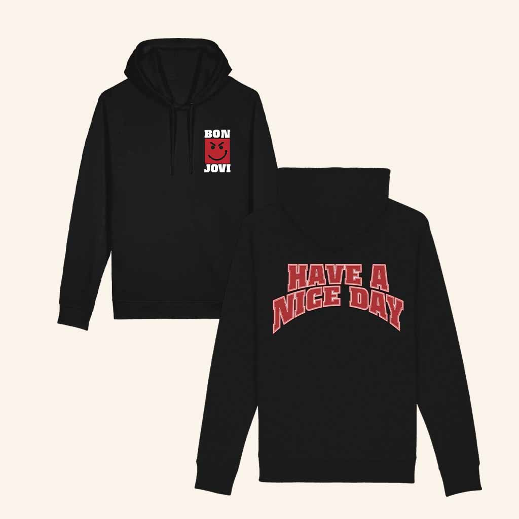 Bon Jovi Merch Have A Nice Day Black Hoodie Best Christmas Gift For Her-1 Bon Jovi Merch Have A Nice Day Black Hoodie Best Christmas Gift For Her-1