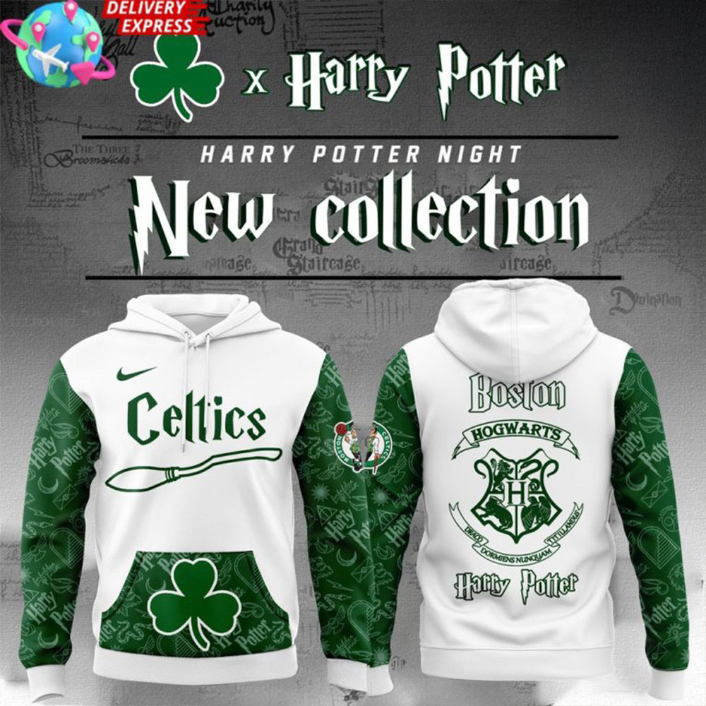 Boston Celtics x Harry Potter 2025 Hoodie Celtics Merch Gifts For Father's Day Ideas-1 Boston Celtics x Harry Potter 2025 Hoodie Celtics Merch Gifts For Father's Day Ideas-1