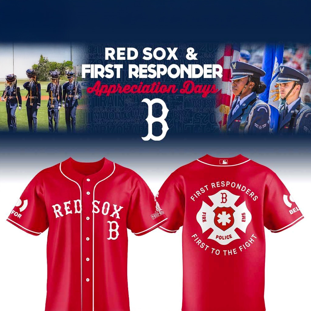 Boston Red Sox First Responders Day Jersey Boston Red Sox Merch Gift For Baseball Fan-1 Boston Red Sox First Responders Day Jersey Boston Red Sox Merch Gift For Baseball Fan-1