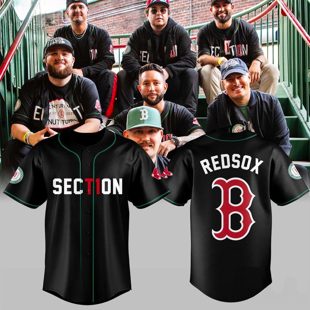 Boston Red Sox Section 10 Night Jersey Boston Red Sox Merch Best Gift For Brother-1 Boston Red Sox Section 10 Night Jersey Boston Red Sox Merch Best Gift For Brother-1