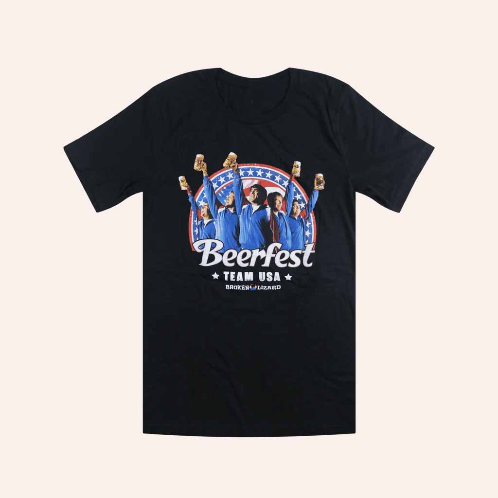 Broken Lizard Merch Beerfest Team USA T-Shirt Christmas Gifts For Boyfriend-1