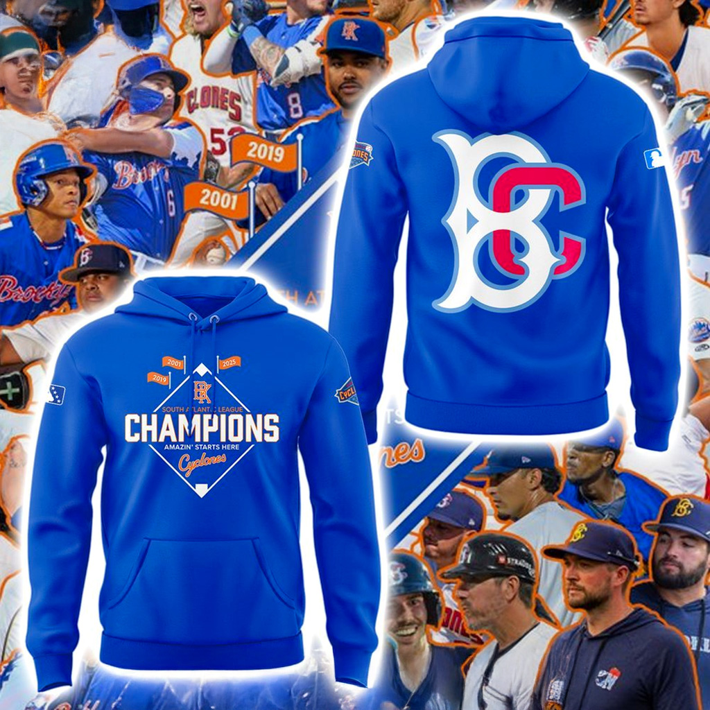 Brooklyn Cyclones South Atlantic League Champions 2025 Hoodie Brooklyn Cyclones Merch-1 Brooklyn Cyclones South Atlantic League Champions 2025 Hoodie Brooklyn Cyclones Merch-1
