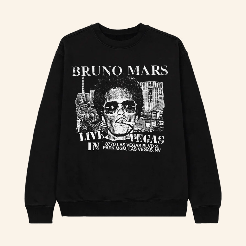 Bruno Mars Merch Live In Vegas Hoodie Birthday Gifts For Music Lovers-1 Bruno Mars Merch Live In Vegas Hoodie Birthday Gifts For Music Lovers-1