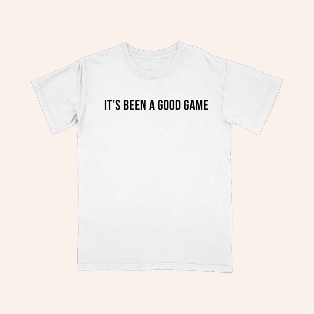 Bryce Xavier Merch It's Been A Good Game White T-Shirt Gifts For Music Lovers-1