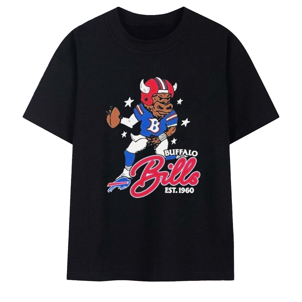 Buffalo Bills Mascot EST 1960 T-Shirt Buffalo Bills Merch Football Gifts For Men-1
