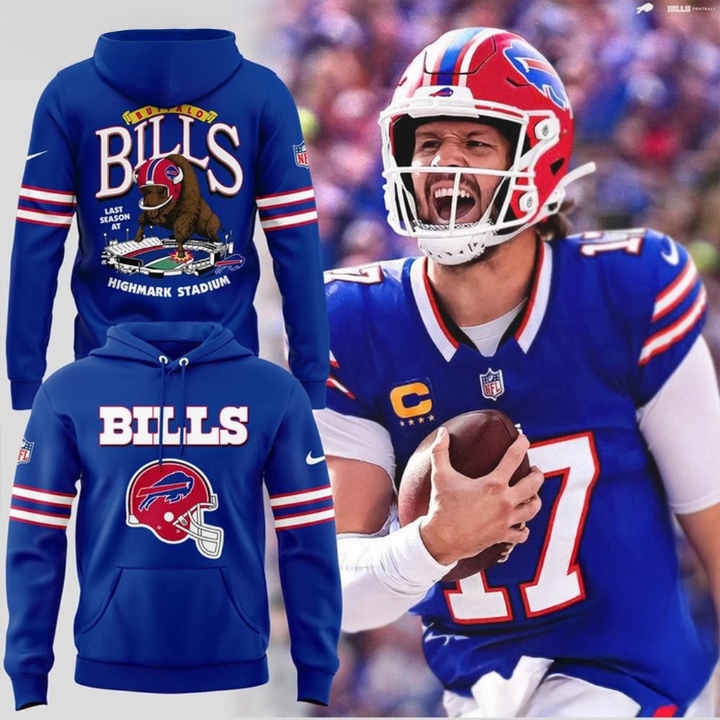 Buffalo Bills Red Helmets Highmark Stadium 2025 Hoodie Buffalo Bills Merch Gifts For Him-1