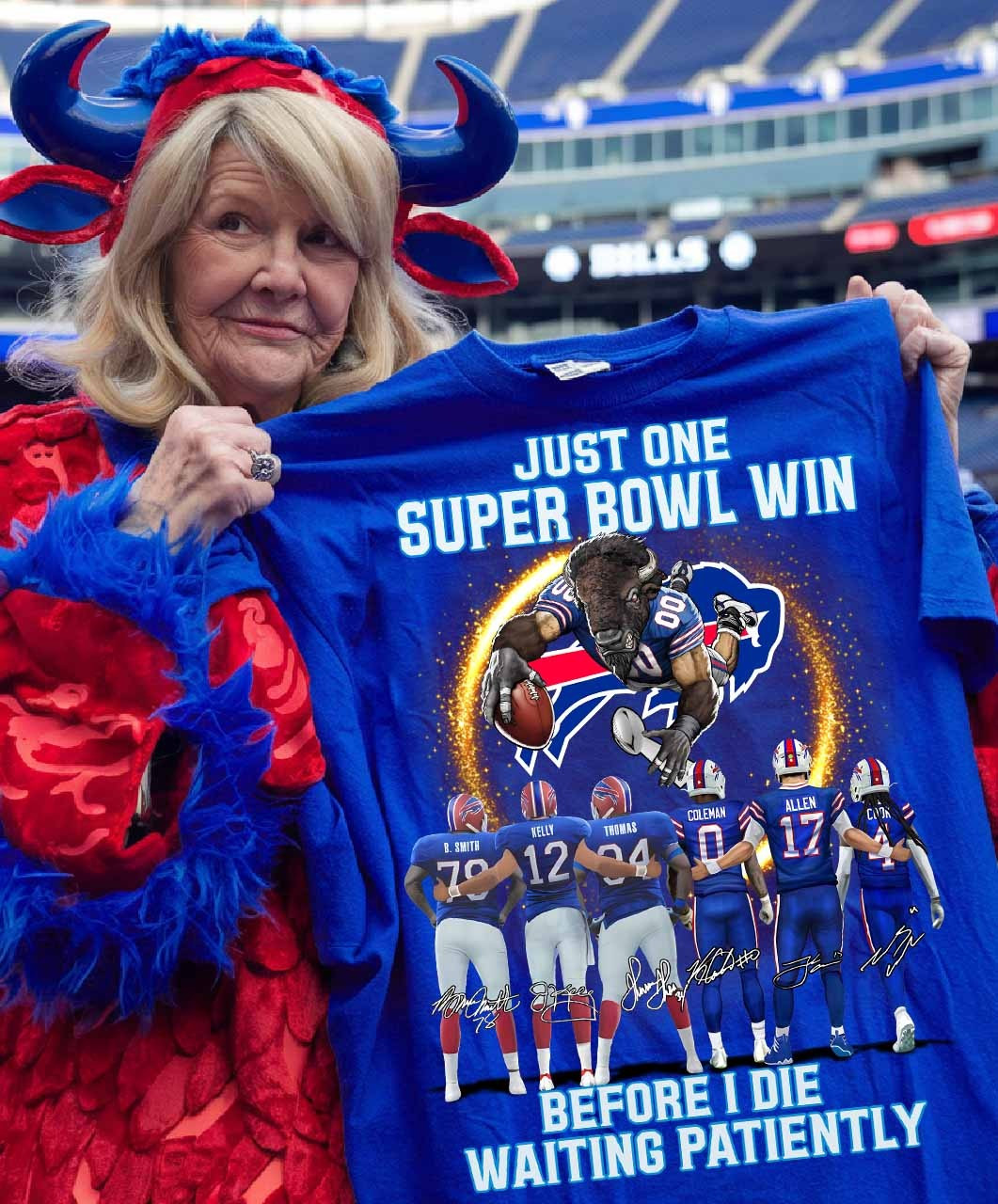 Buffalo Bills Shirt Just One Super Bowl Win Before I Die Waiting Patiently Bills Gifts-1 Buffalo Bills Shirt Just One Super Bowl Win Before I Die Waiting Patiently Bills Gifts-1
