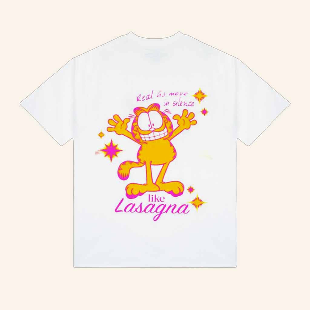 Bug Girl 200 Merch Garfield T-Shirt Real As Move In Silence Like Lasagna Shirt Gift For Her-1 Bug Girl 200 Merch Garfield T-Shirt Real As Move In Silence Like Lasagna Shirt Gift For Her-1