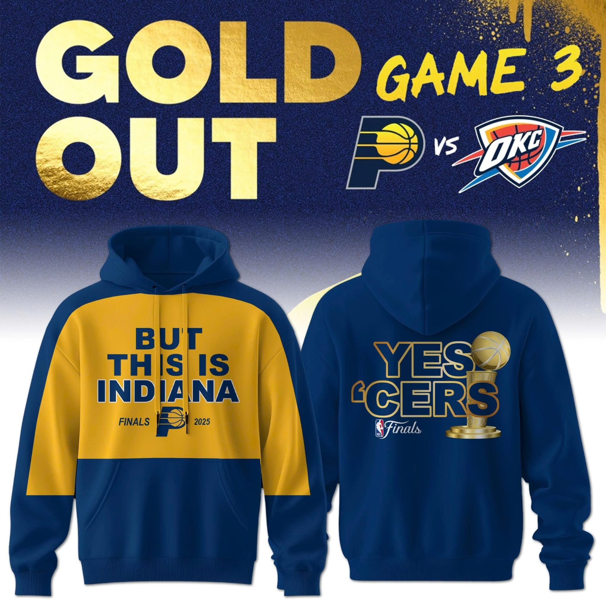 But This Is Indiana Hoodie Pacers Yes Cers Final NBA 2025 Basketball Fan Merch Clothing-1