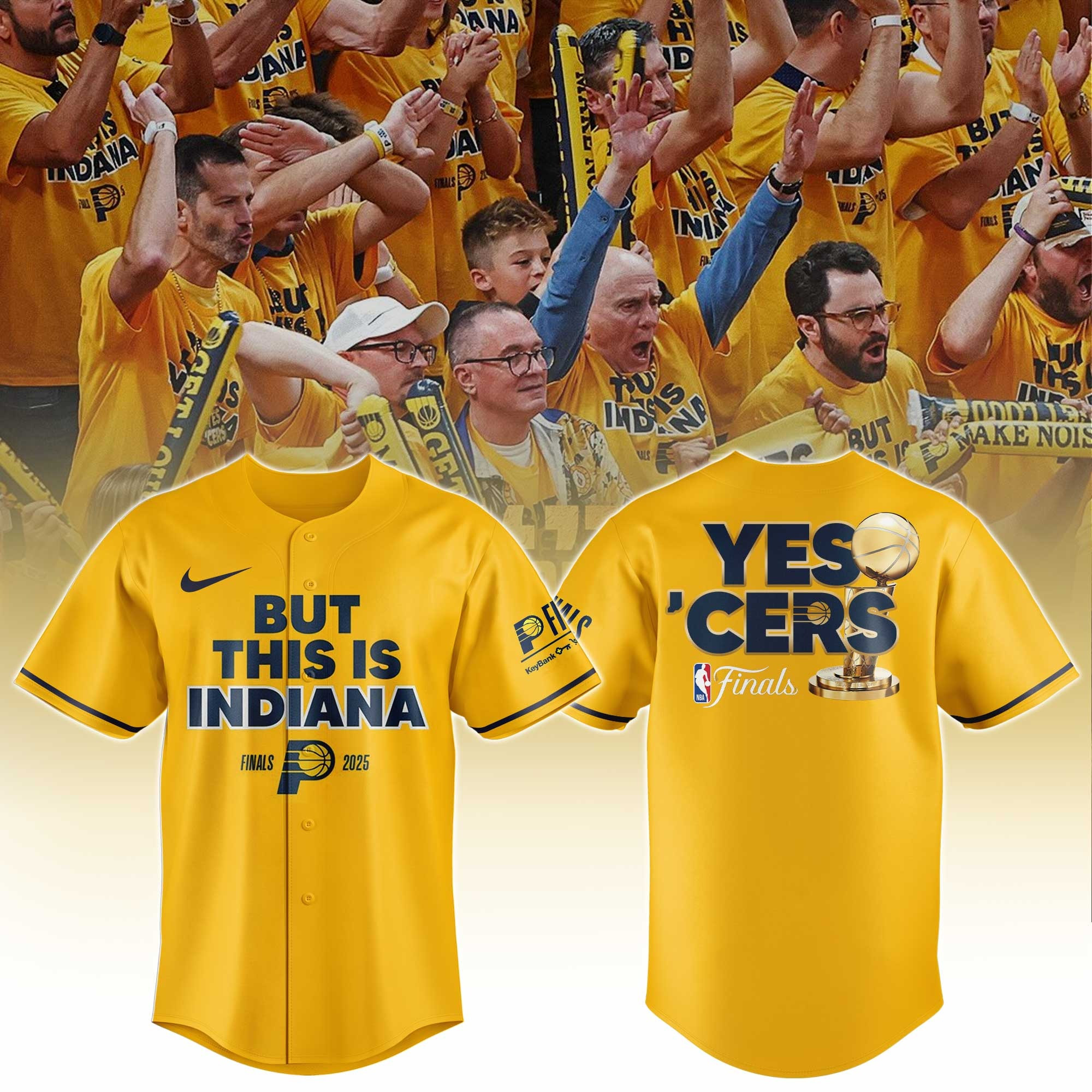 But This Is Indiana Jersey Pacers Yes 'Cers Final NBA 2025 Basketball Fan Merch For Sale-1