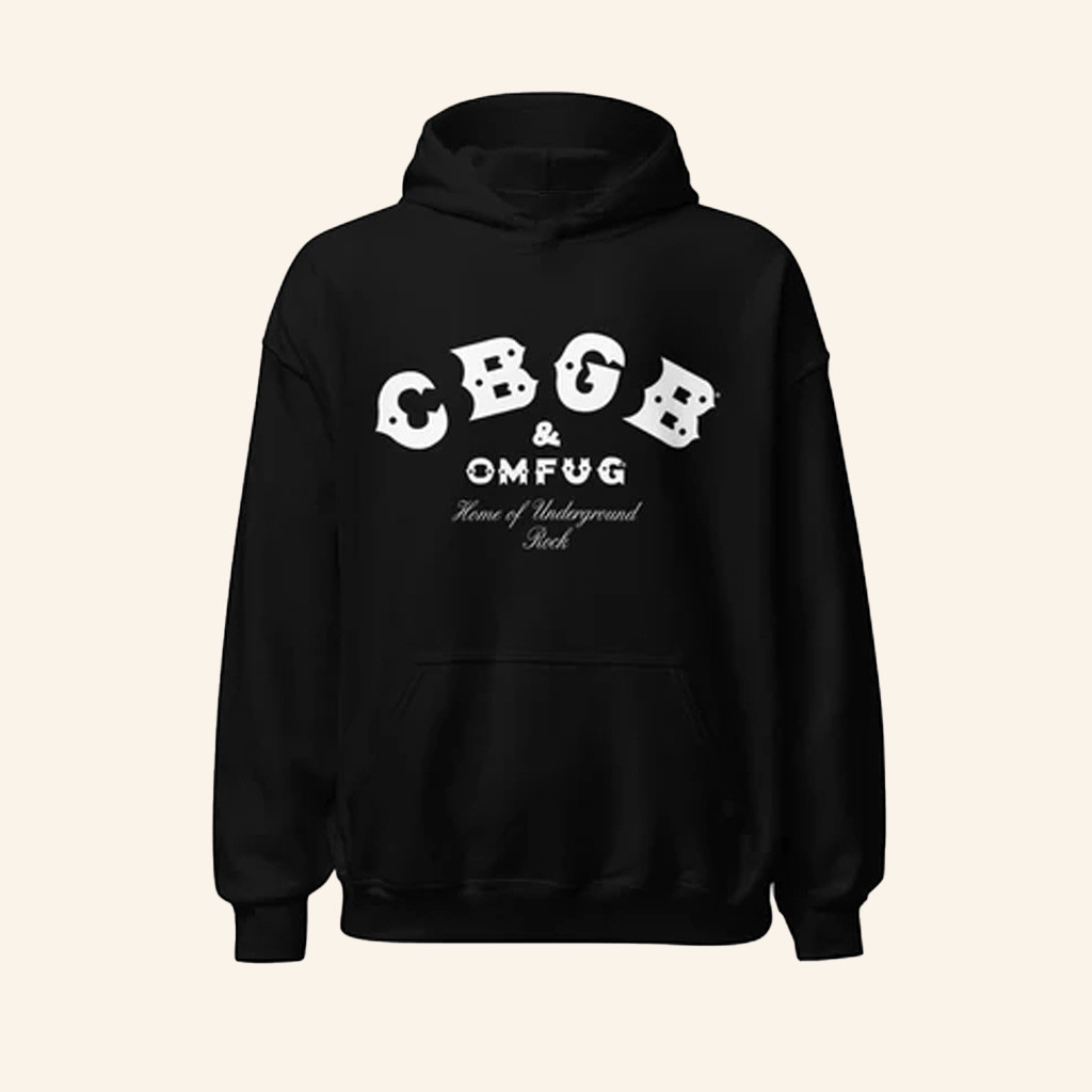 CBGB Merch CBGB Logo Hoodie Gifts For Best Friends-1