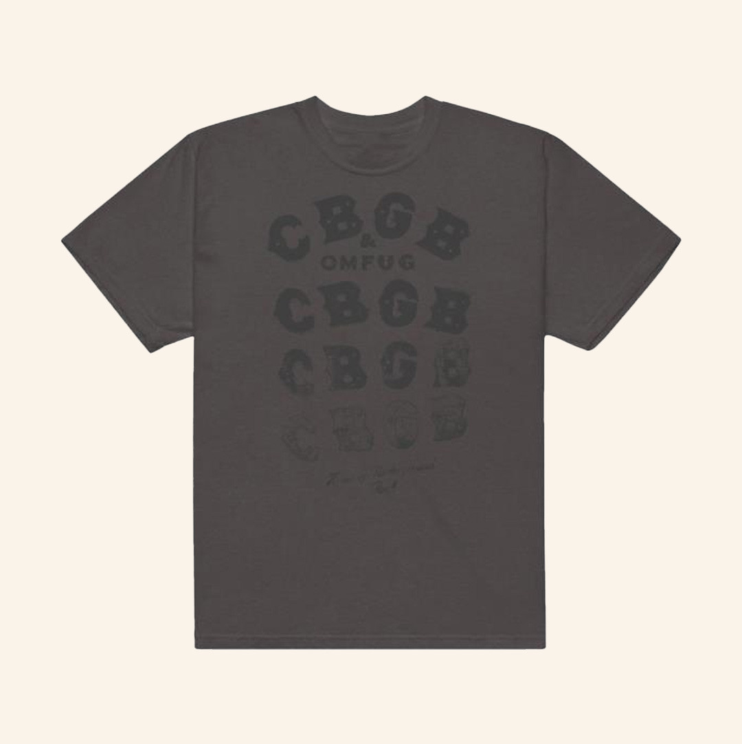 CBGB Merch CBGB Stacked Logo T-Shirt Xmas Presents For Him-1 CBGB Merch CBGB Stacked Logo T-Shirt Xmas Presents For Him-1