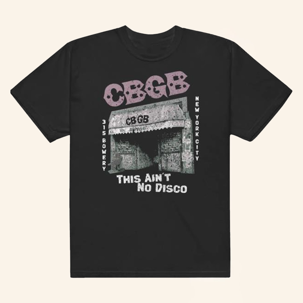 CBGB Merch This AinÃ¯Â¿Â½t No Disco Vintage T-Shirt Gift Ideas For Dad-1