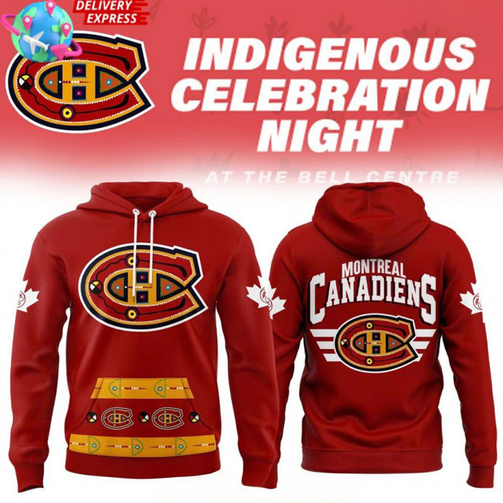 Canadiens Montreal Indigenous Celebration Night 2025 Hoodie Gifts For Father's Day From Wife-1