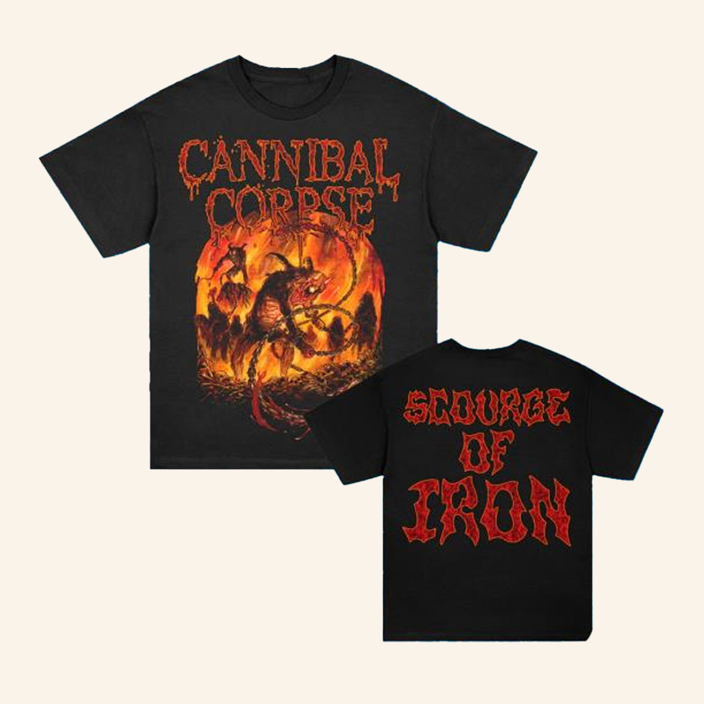 Cannibal Corpse Merch Scourge Of Iron T-Shirt Gifts For Papa-1 Cannibal Corpse Merch Scourge Of Iron T-Shirt Gifts For Papa-1