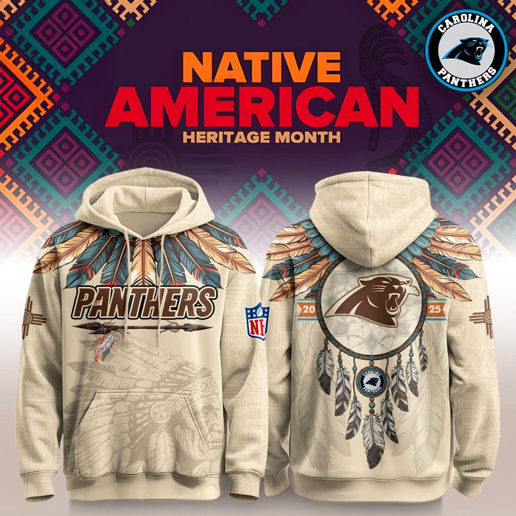 Carolina Panthers Native American Heritage Month Hoodie Carolina Panthers Merch Fan Gifts-1 Carolina Panthers Native American Heritage Month Hoodie Carolina Panthers Merch Fan Gifts-1