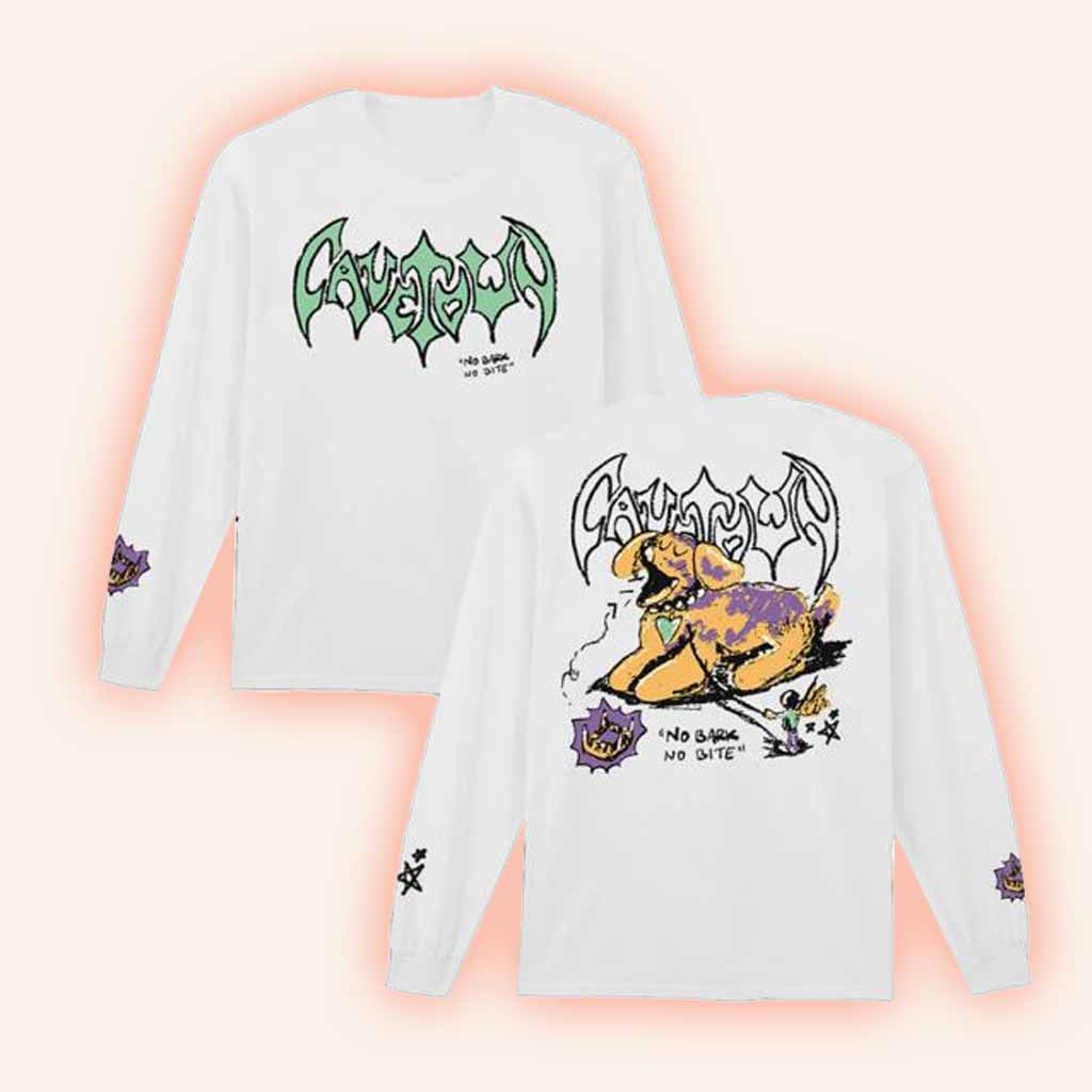 Cave Town Merch No Bark No Bite Long Sleeve T-Shirt Birthday Ideas For Husband-1 Cave Town Merch No Bark No Bite Long Sleeve T-Shirt Birthday Ideas For Husband-1