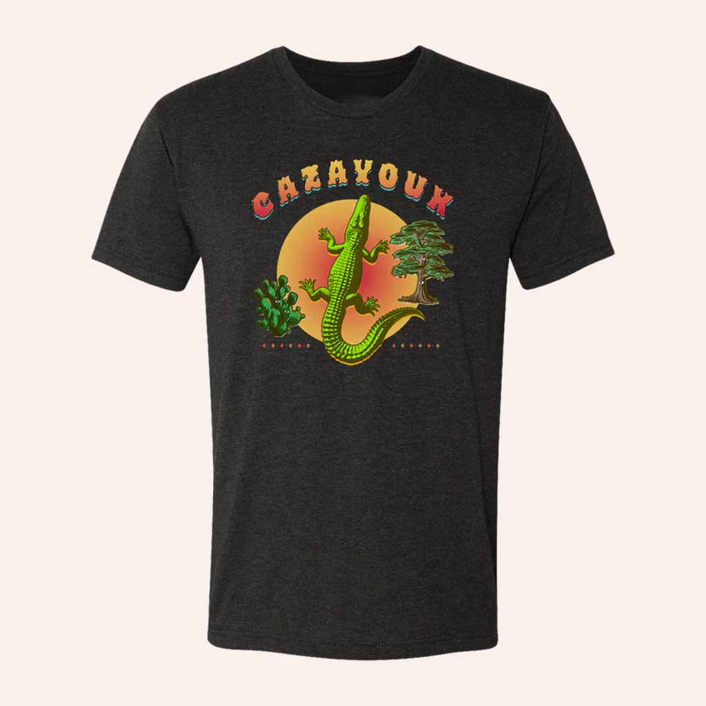Cazayoux Merch Swamp Black T-Shirt Unique Christmas Gift For Boyfriend-1