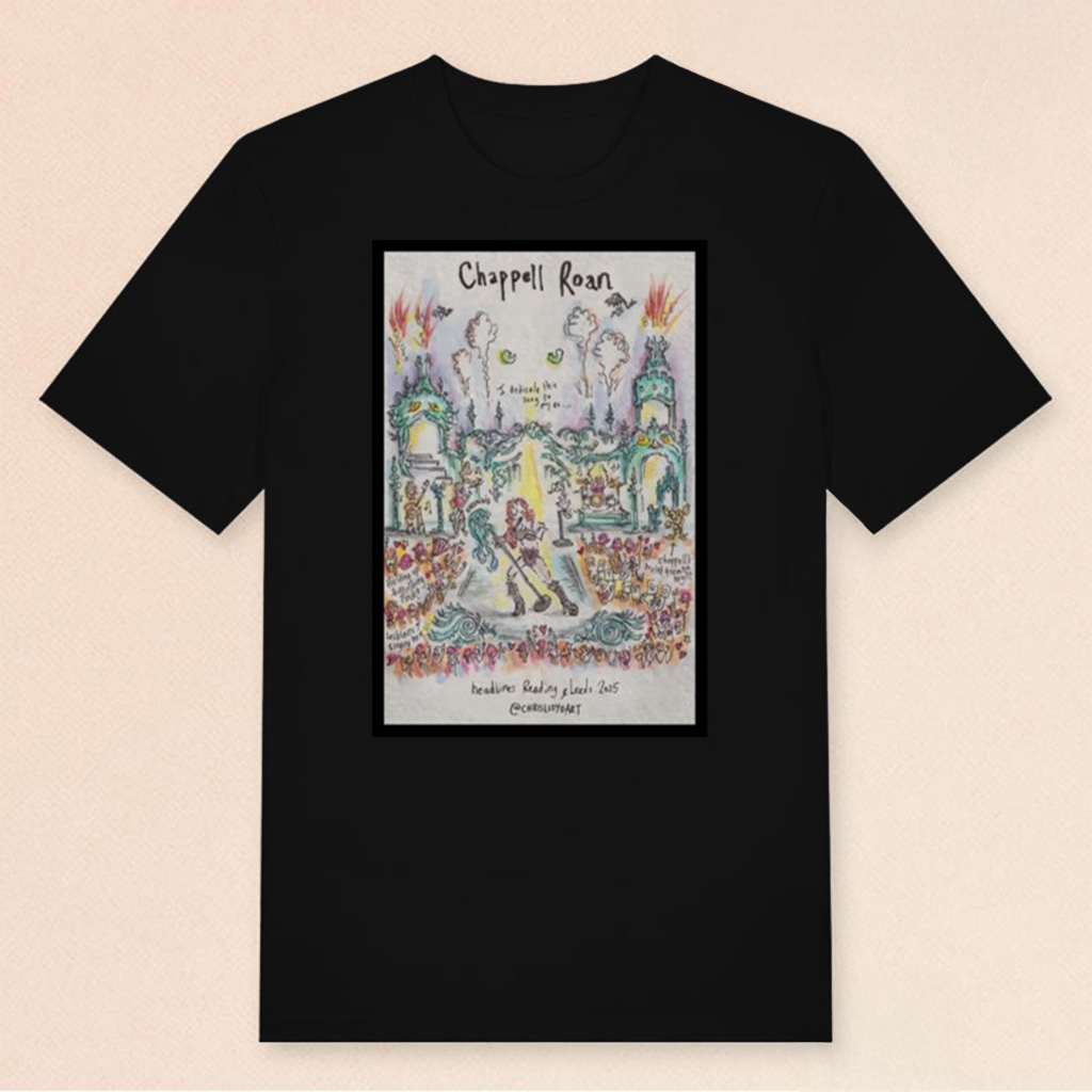 Chappell Roan Tour Merch 2025 Headlines Reading Leads Shirt Gift For Music Fans-1