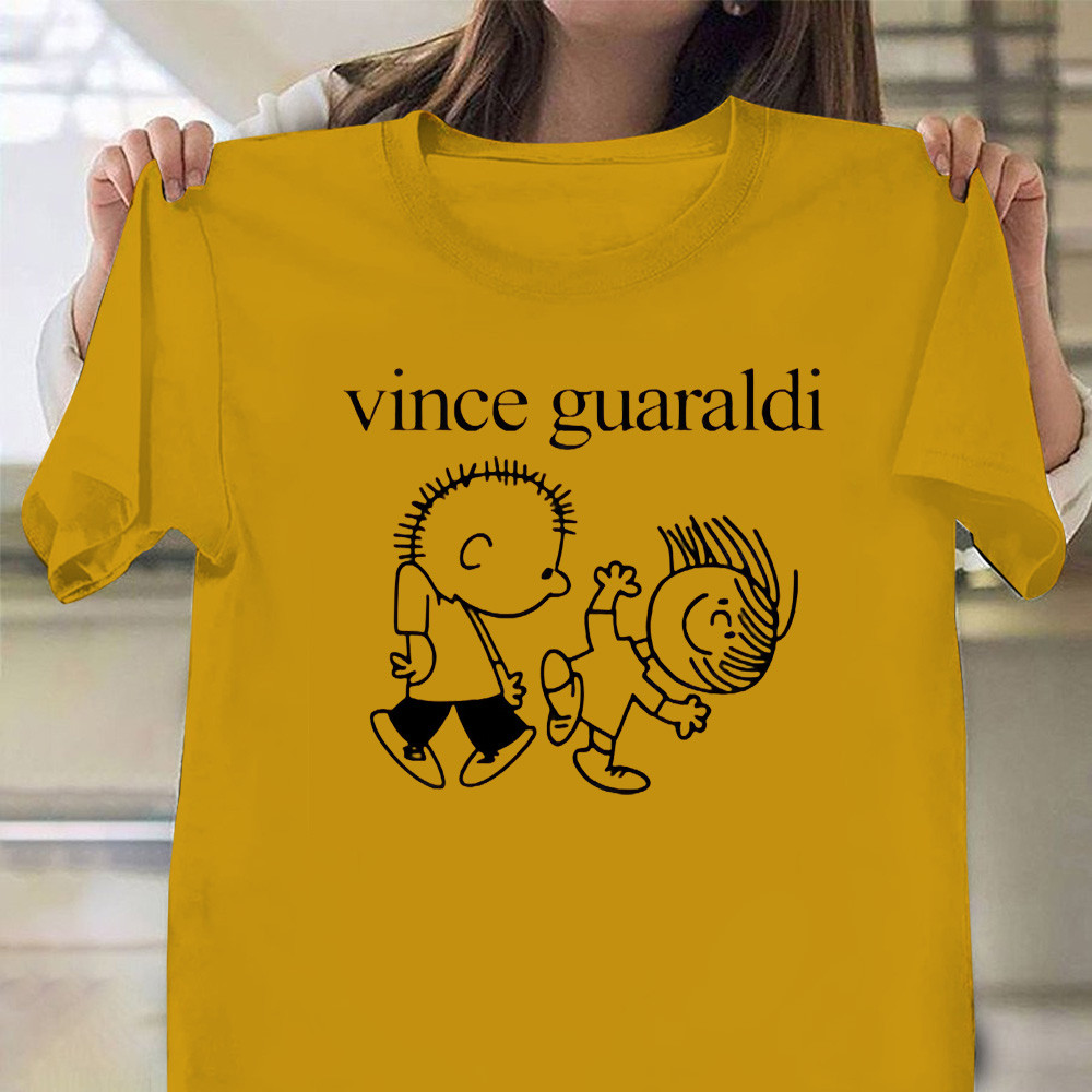 Charlie Brown Vince Guaraldi T-Shirt Gifts For Jazz Music Lovers-1 Charlie Brown Vince Guaraldi T-Shirt Gifts For Jazz Music Lovers-1