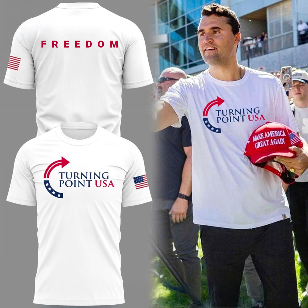 Charlie Kirk Freedom Shirt Turning Point USA TPUSA Merch Gift For MAGA Supporters-1