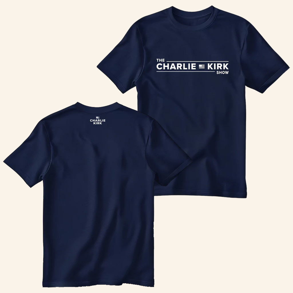 Charlie Kirk Merch The Charlie Kirk Show T-Shirt Patriotic Gifts For Husband-1