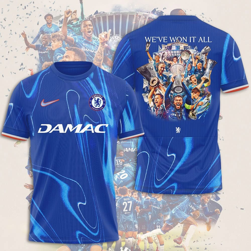 Chelsea F.C. 2025 Europe UEFA League Champions Winners T-Shirt Chelsea Football Club Gifts-1 Chelsea F.C. 2025 Europe UEFA League Champions Winners T-Shirt Chelsea Football Club Gifts-1