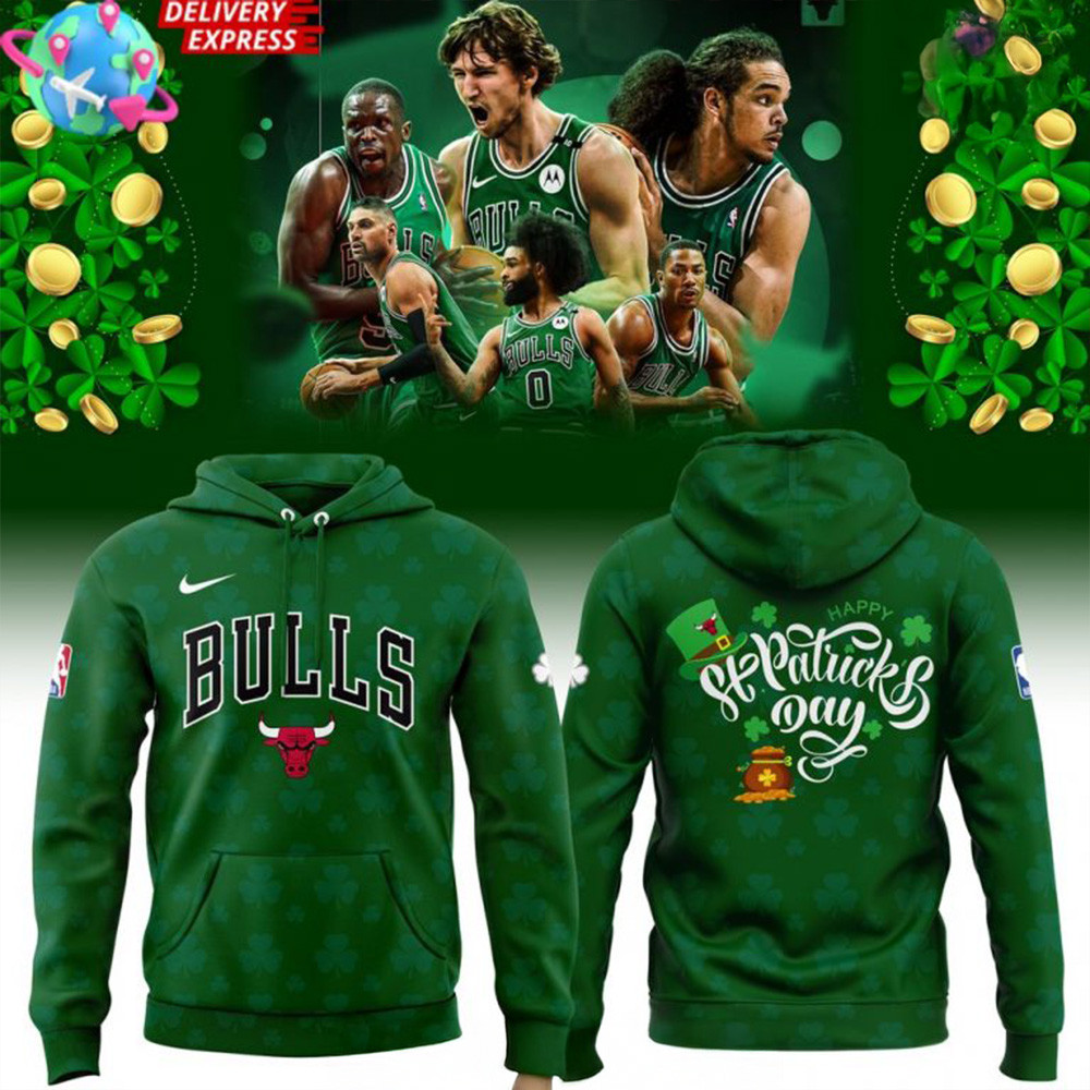 Chicago Bulls St. Patrick's Day 2025 Hoodie Bulls Merch Father's Day Presents From Daughter-1 Chicago Bulls St. Patrick's Day 2025 Hoodie Bulls Merch Father's Day Presents From Daughter-1