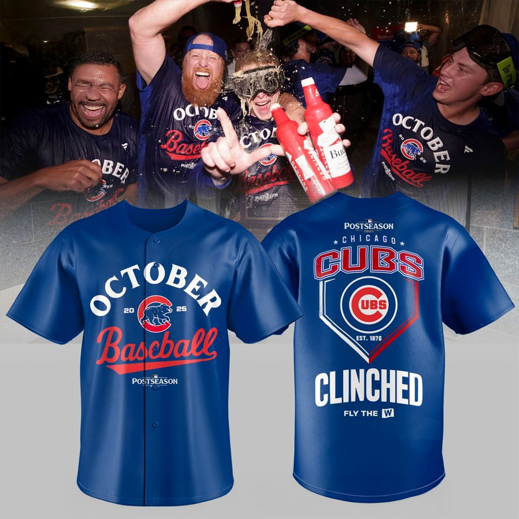 Chicago Cubs 2025 MLB Postseason Jersey Chicago Cubs Merch Gift For Brother-1 Chicago Cubs 2025 MLB Postseason Jersey Chicago Cubs Merch Gift For Brother-1