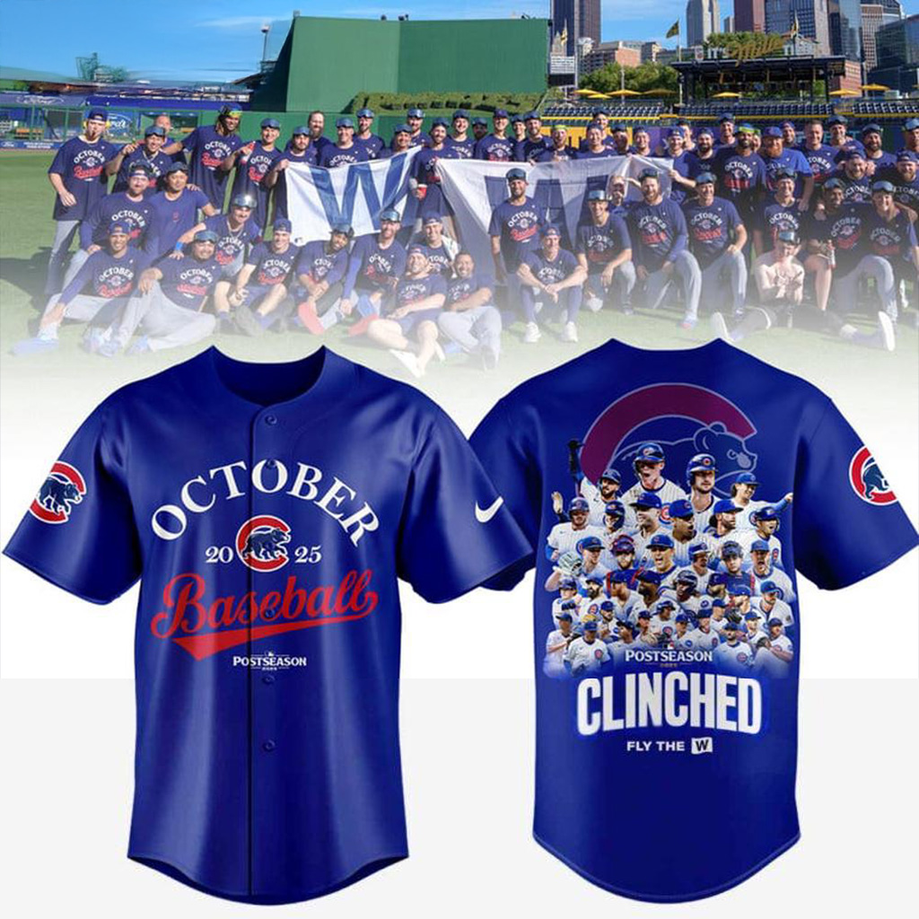 Chicago Cubs 2025 Postseason Team Graphic Jersey Chicago Cubs Merch Him Gifts-1 Chicago Cubs 2025 Postseason Team Graphic Jersey Chicago Cubs Merch Him Gifts-1