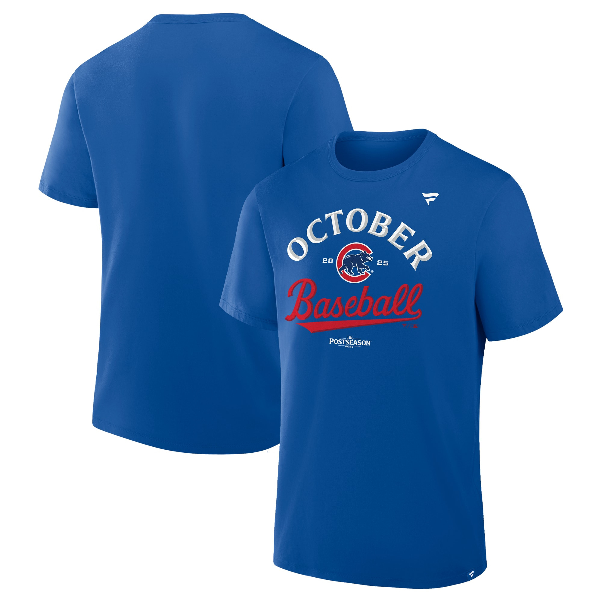 Chicago Cubs October Baseball T-shirt Royal 2025 Mlb Postseason Best Sport Player Presents-1 Chicago Cubs October Baseball T-shirt Royal 2025 Mlb Postseason Best Sport Player Presents-1