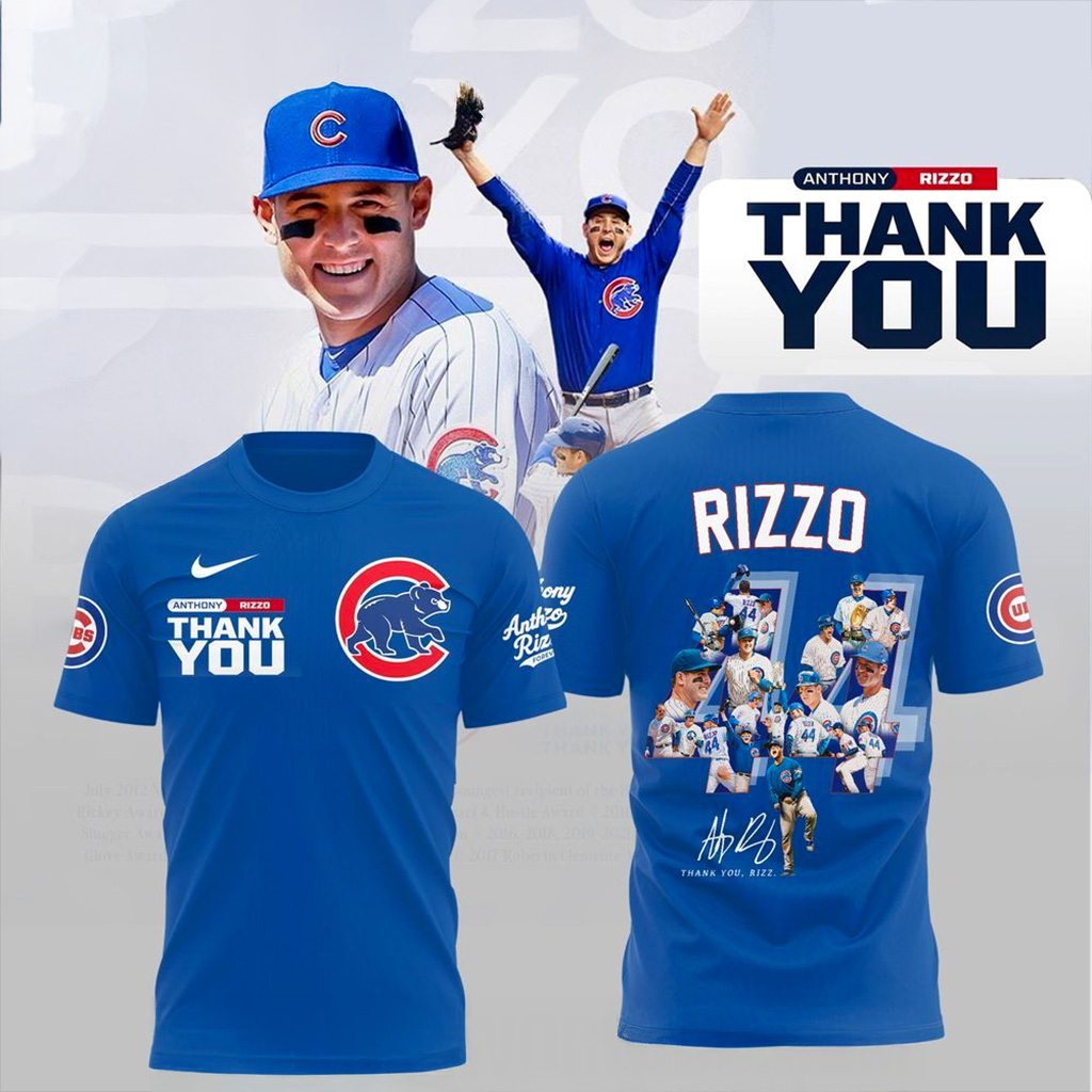 Chicago Cubs Thank You Legend Anthony Rizzo T-Shirt Chicago Cubs Merch Gift For Friend-1 Chicago Cubs Thank You Legend Anthony Rizzo T-Shirt Chicago Cubs Merch Gift For Friend-1